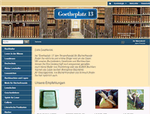 Tablet Screenshot of goetheplatz13.com